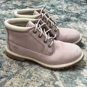 Timberland Earthkeepers Anti-fatigue waterproof Light Pink boots size 10
